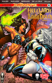 Hellwitch vs. Lady Death: Wargasm - Premiere Kickstarter Edition - Gold Foil