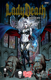 Lady Death: Apocalyptic Abyss - Premiere Kickstarter Edition - Gold Foil