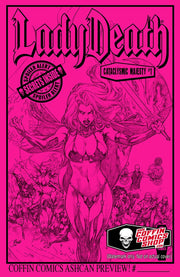 Lady Death: Cataclysmic Majesty Ashcan Preview - Lady Death Cover