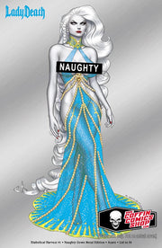 Lady Death: Diabolical Harvest #1 - Naughty Gown Metal Chase Edition - Azure