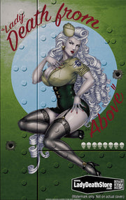 Lady Death: Death from Above 11x17" Print