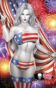Lady Death: Fireworks 11x17" Print