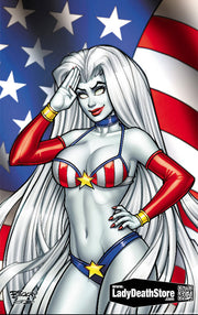 Lady Death: Bill McKay Independence Nice 11x17" Print