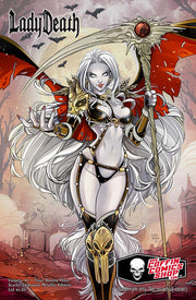 Lady Death: Lingerie #1 - Final Resting Place Scarlet Embossed Metallic Edition