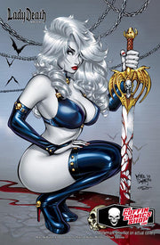 Lady Death: Masters - Mike DeBalfo #1 Swornfest Mike DeBalfo Metallic Silver Edition