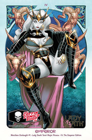 Lady Death: Merciless Onslaught #1 - Lady Death Tarot Major Arcana - IV. The Emperor Edition