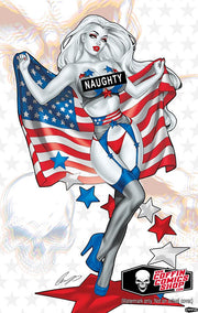 Lady Death: Naughty Independence Day 2024 11x17" Print