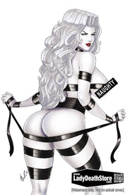 Lady Death: Naughty Tape Backside 11x17" Print