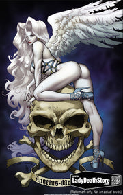 Lady Death: Skull & Bones Seraphim 11x17" Print
