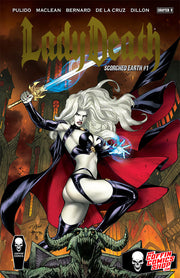 Lady Death: Scorched Earth - Premiere Kickstarter Edition - Gold Foil