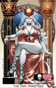 Lady Death: Tarot Major Arcana - II. The High Priestess 11x17" Print