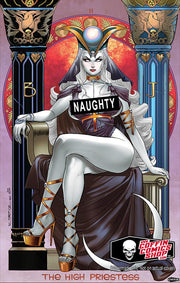 Lady Death: Tarot Major Arcana - II. The Naughty High Priestess 11x17" Print
