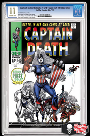 Lady Death: Sacrificial Annihilation #1 (of 2) - Comic Shop Captain Death 100 Slabbed Edition